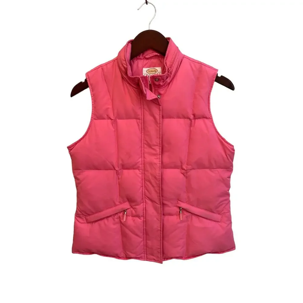 Talbots Goose Down Filled Puffer Vest Size Small